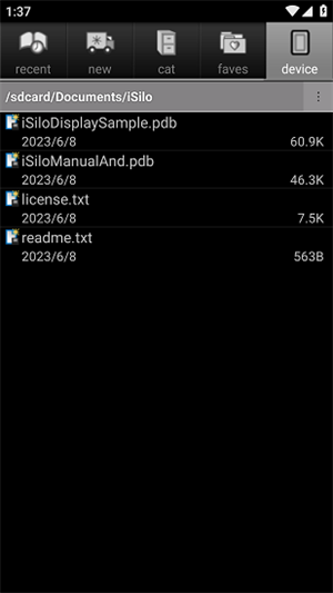iSilo阅读器截图1