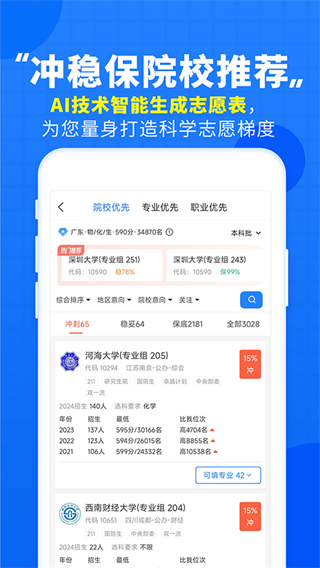 高考直通车志愿版截图3