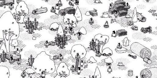 黑白画风的游戏