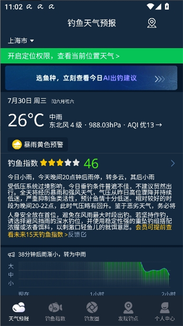 钓鱼天气预报专业版截图5