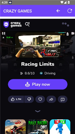 crazygames游戏盒子