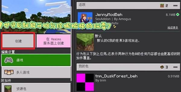 我的世界珍妮模组基岩版