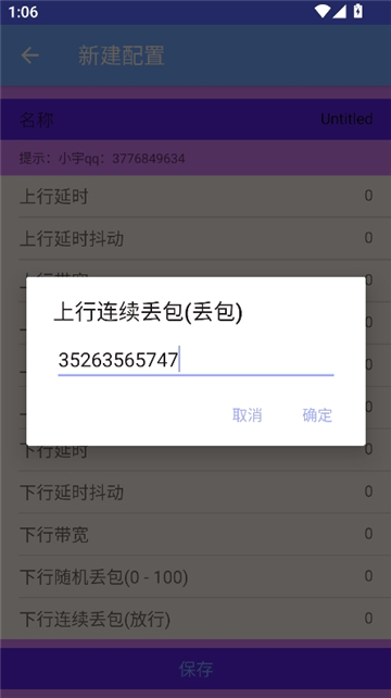 小宇弱网11.0配置参数截图5