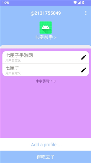 小宇弱网11.0配置参数