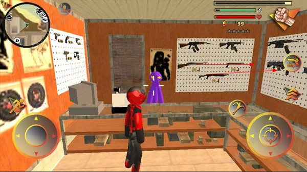 火柴人绳索英雄2中文正版