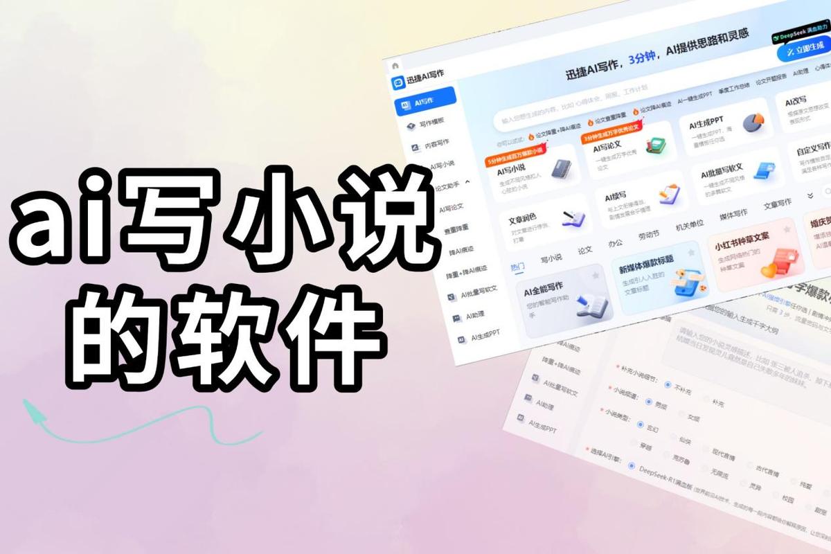 ‌AI写小说软件‌