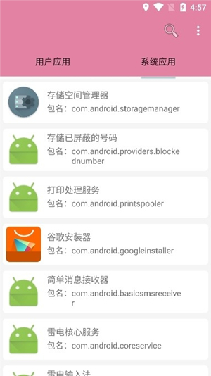 应用包名查看器