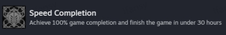 《丝之歌》速通成就要求30小时达成100%完成度并通关游戏