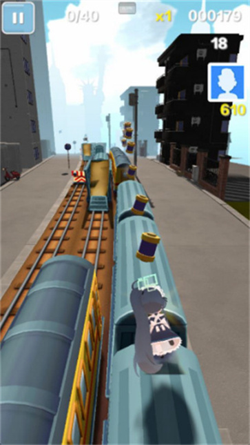 蔚蓝跑酷自制版