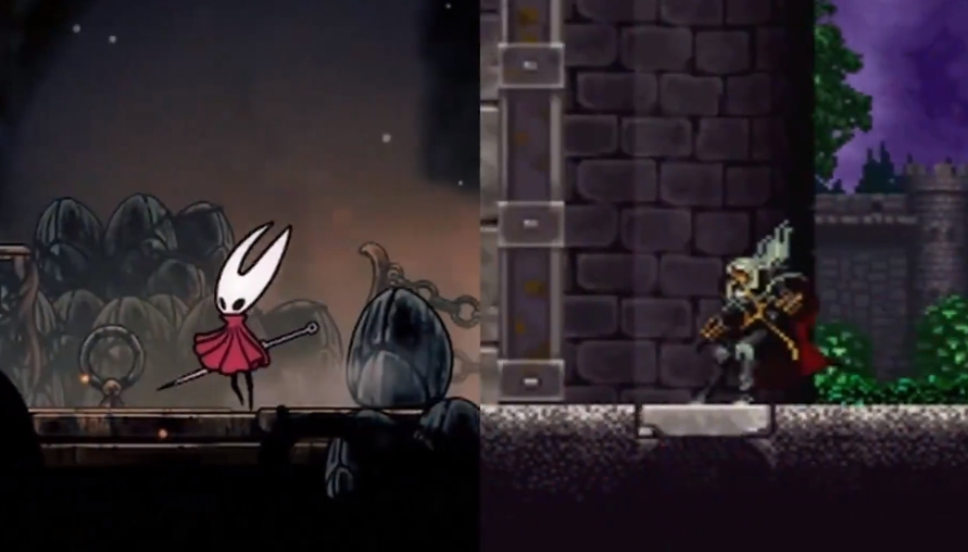 《丝之歌》大黄蜂动作对比《恶魔城》阿鲁卡多 几乎完全一致