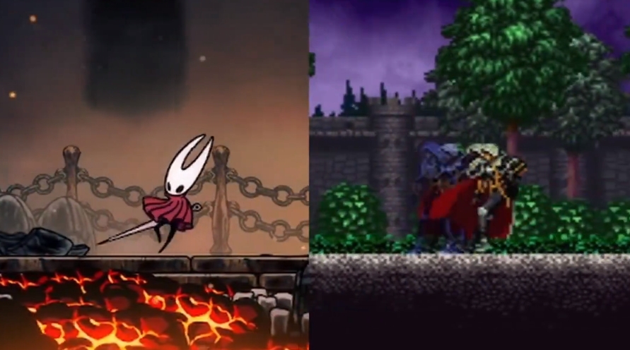 《丝之歌》大黄蜂动作对比《恶魔城》阿鲁卡多 几乎完全一致