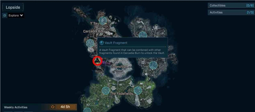 无主之地4卡卡地亚焚毁区秘藏碎片位置一览