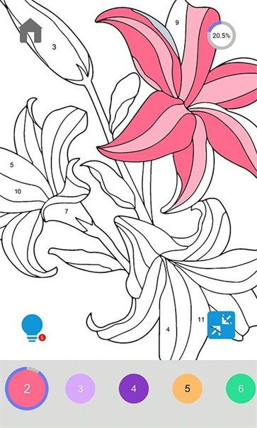 柒绘数字涂色截图1