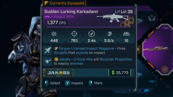 无主之地4雅各布斯制造商效果