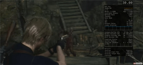 手机上也能玩3A了 iPhone17 ProMax《生化4RE》稳定30帧