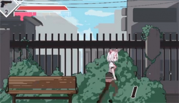 Syahata白毛少女大战僵尸截图4