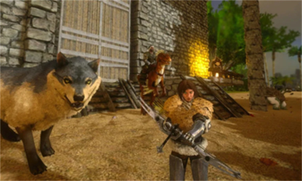 方舟生存进化嘟嘟霸王龙手游截图2