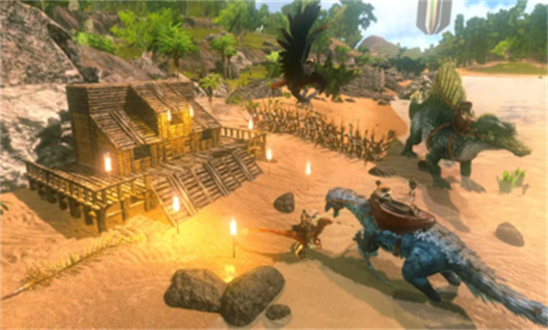 方舟生存进化嘟嘟霸王龙手游截图3