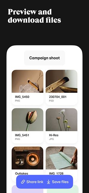 WeTransfer文件传输截图2