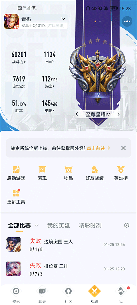 王者荣耀隐藏战绩查询助手