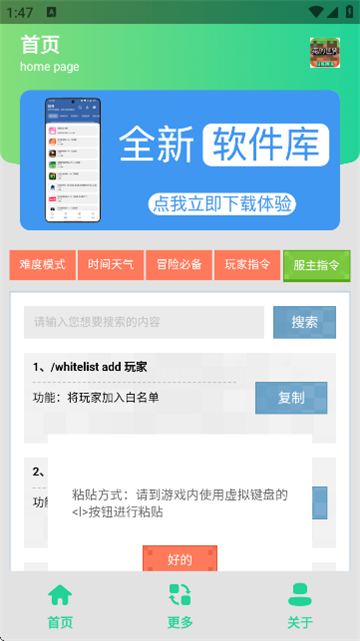 mc指令生成器手机版截图5