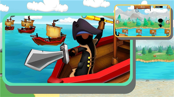 火柴人海上战争截图4