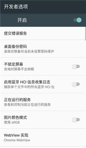 开发者选项