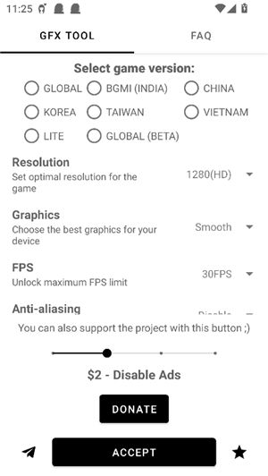 gfx画质修改器120帧