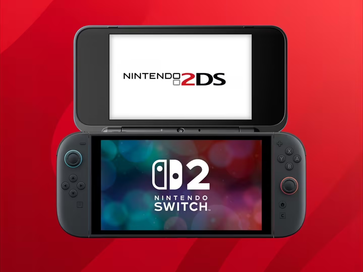 Switch2双屏配件可完美体验NDS/3DS游戏