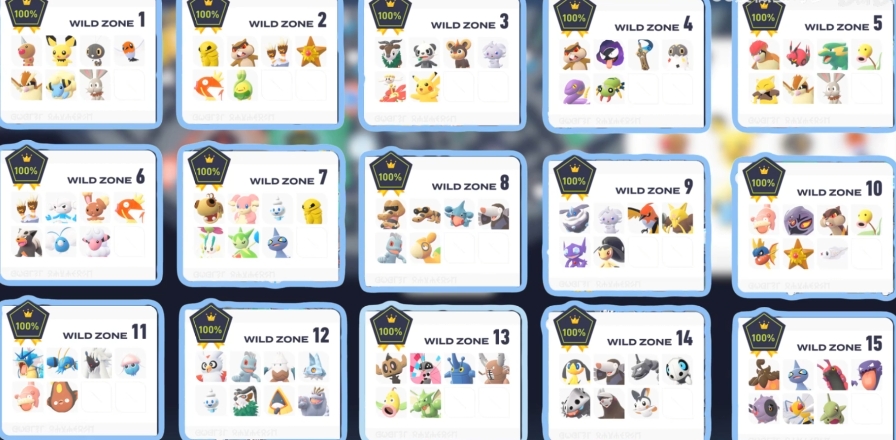 宝可梦传说ZA各个野外区的宝可梦汇总