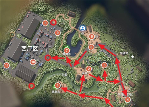 逃离鸭科夫仓库区清图路线