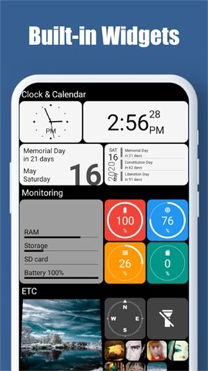 磁贴桌面启动器截图2