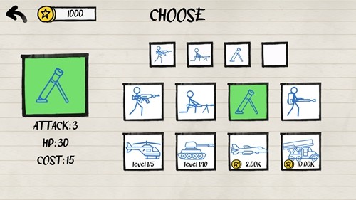 纸上火柴人的战争截图3