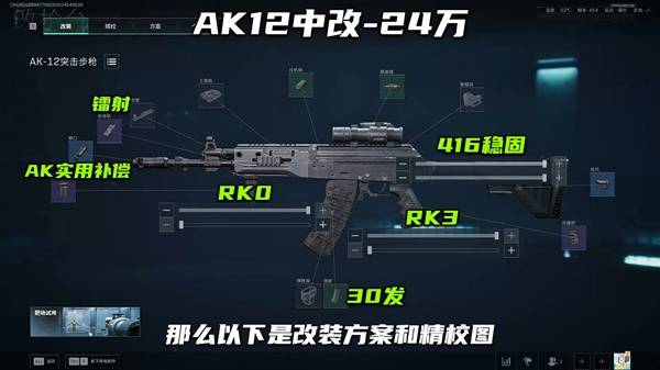 三角洲行动S7AK12改枪方案