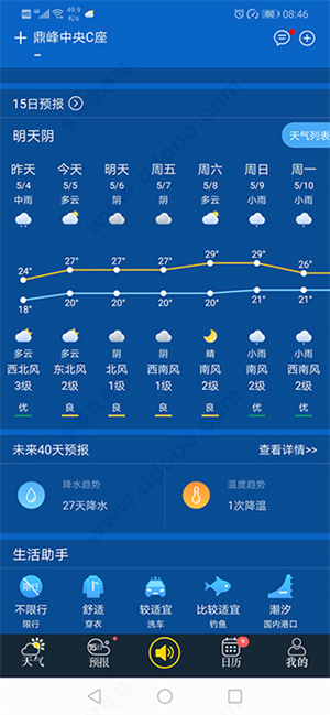 多看天气预报