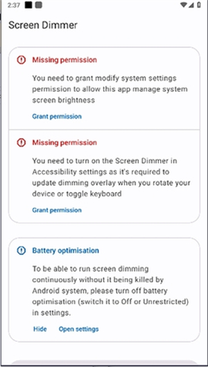 Screen Dimmer截图3