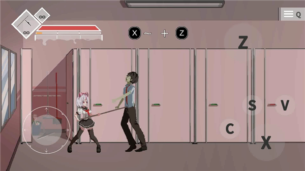 白毛少女大战僵尸手机版