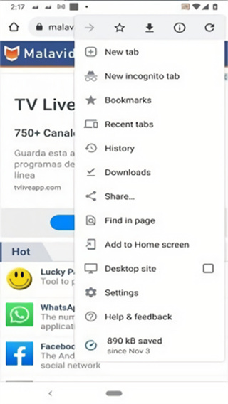 chromium浏览器截图2