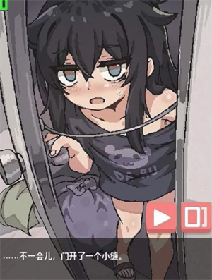 阴暗房间的女孩