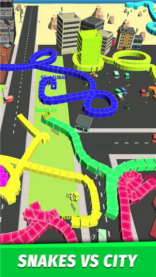 贪吃蛇大战城市截图4