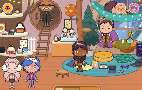 米加小镇雪山树屋截图1