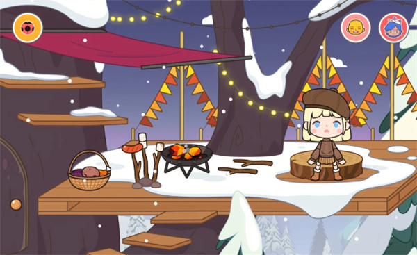 米加小镇雪山树屋截图2