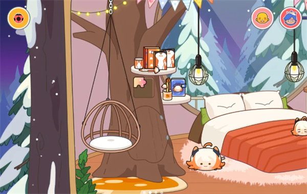 米加小镇雪山树屋截图4