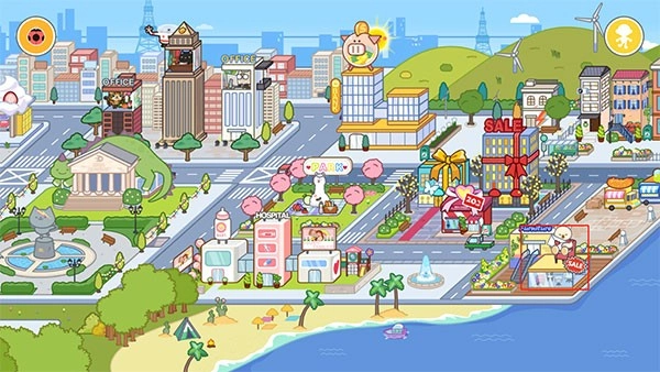 米加小镇雪山树屋