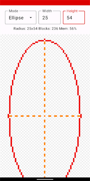 像素圆生成器circle