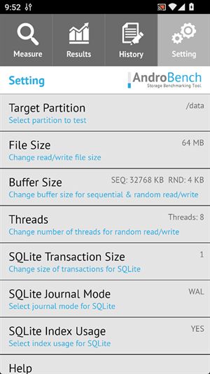 AndroBench闪存测试截图3
