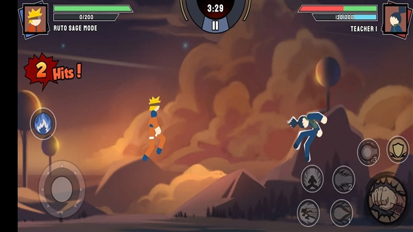 火柴人忍者格斗截图2