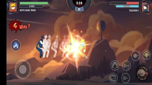 火柴人忍者格斗截图3