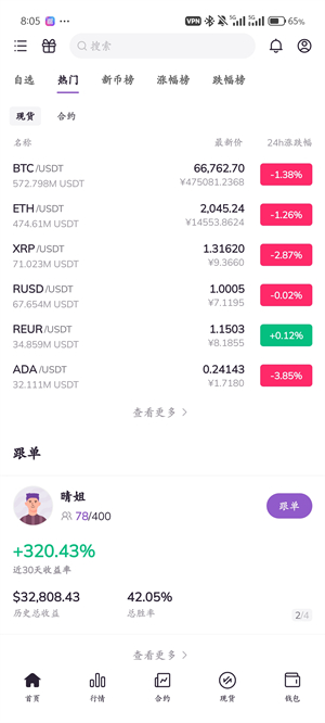 BitMax交易所截图4