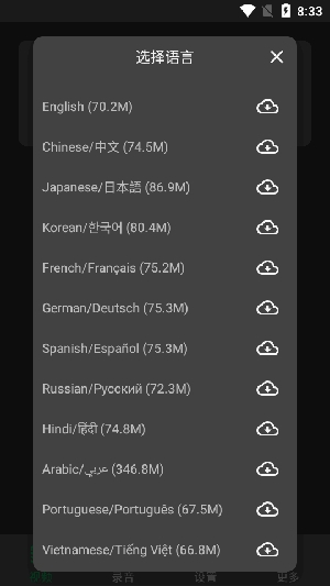 实时字幕生成器手机版截图1